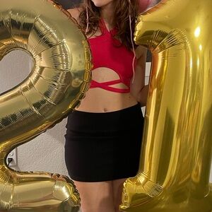 Hot Pink going-out top